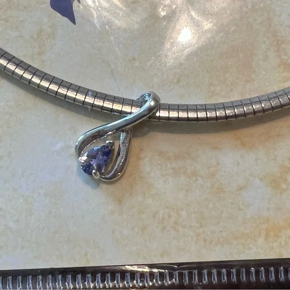 Tanzanite necklace - Picture 4 of 5